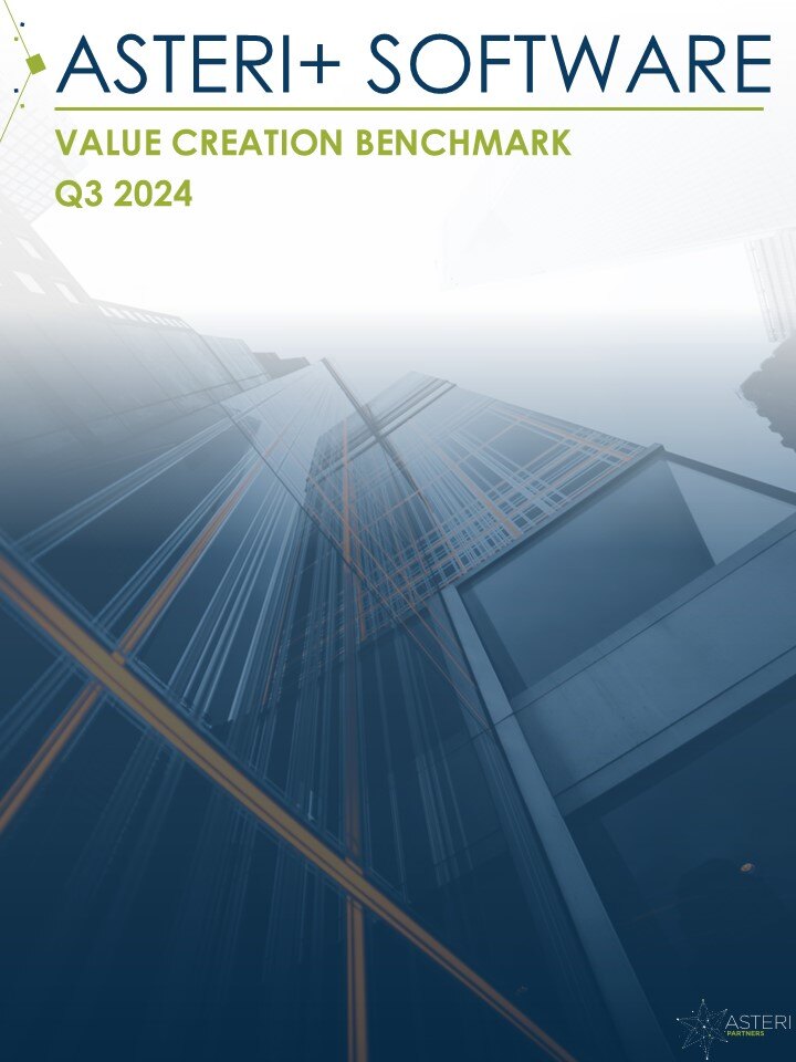 ASTERI+ Benchmark Software Value Creation Q3 2024